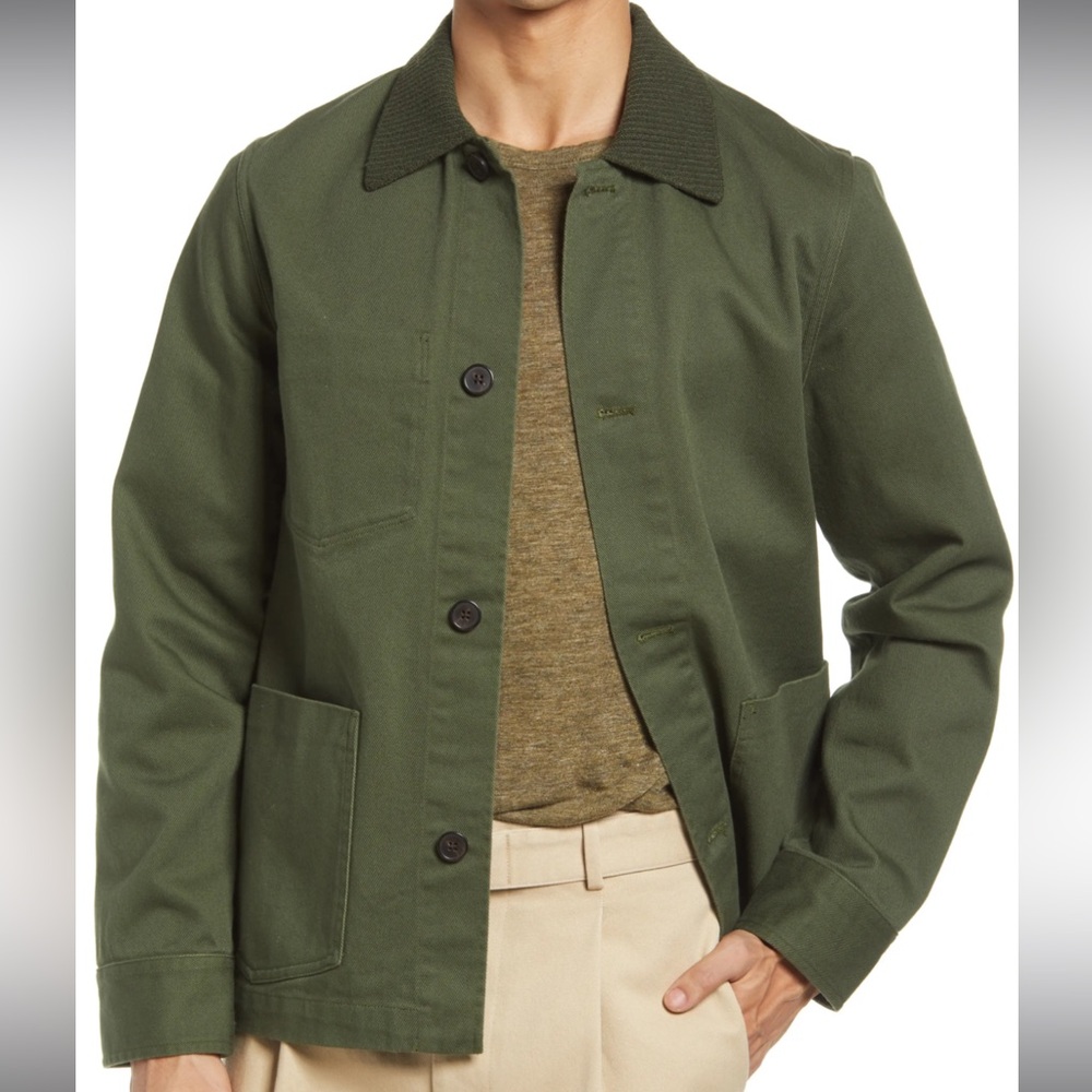 Men’s Officine Generale Hypolite overshirt/chore coat sz FR 52 NWOT